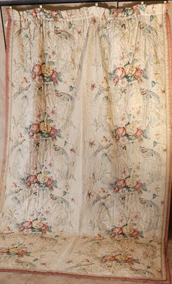 Lot 2000 - Pair of Early 20th Century Cotton Chintz...