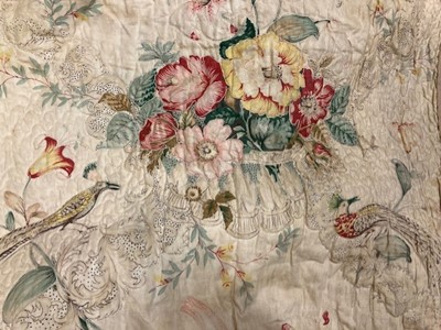 Lot 2000 - Pair of Early 20th Century Cotton Chintz...