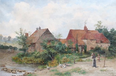 Lot 1192 - Will Anderson "A Hampshire Homestead" Signed,...