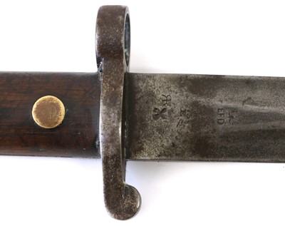 Lot 138 - A British Pattern 1888 Mk.II Bayonet, the...