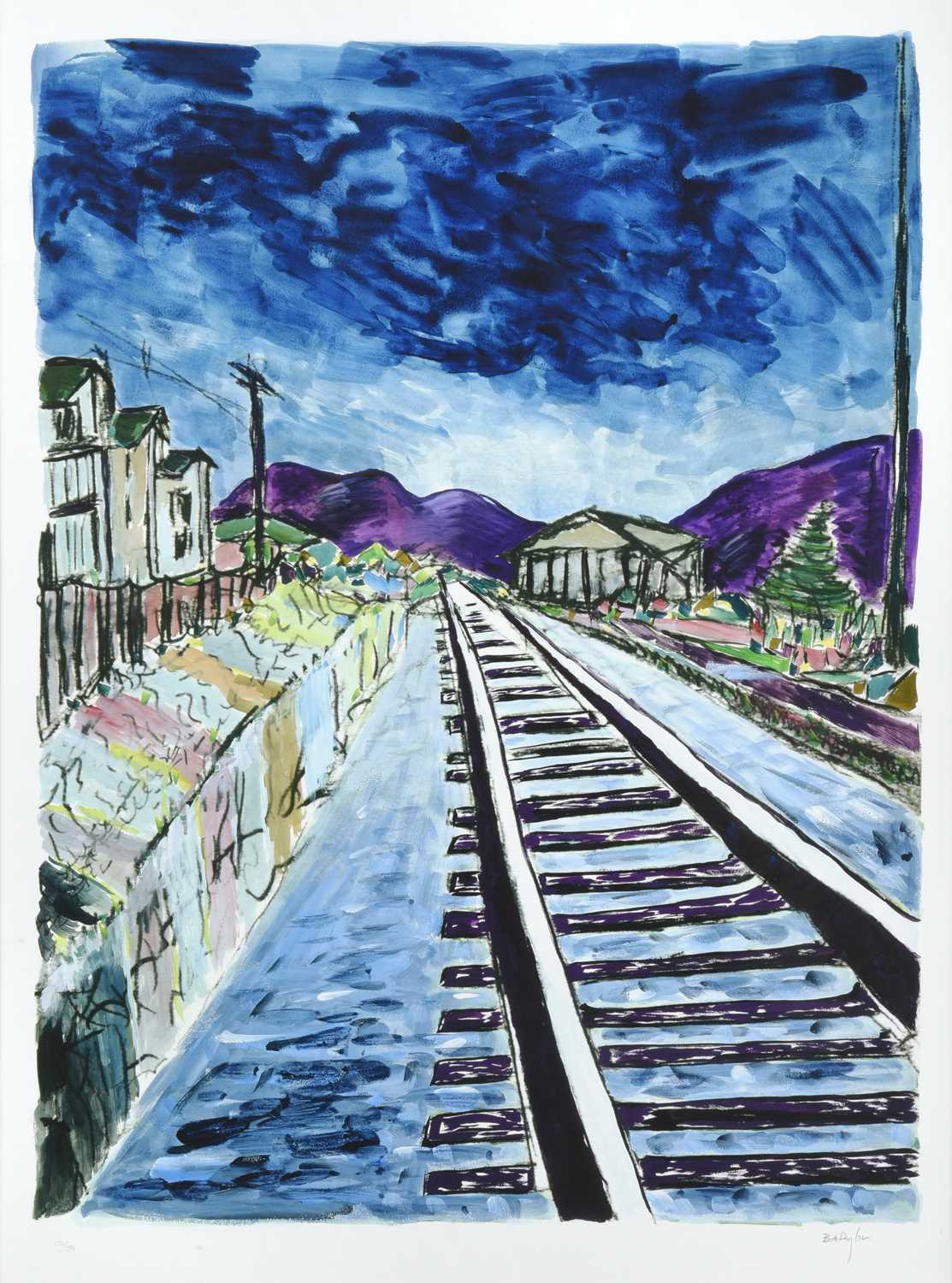 Lot 203 - Bob Dylan (b.1941) American "Train Tracks"