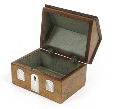 Lot 144 - A Prisoner of War Bone Games Box, 19th century,...