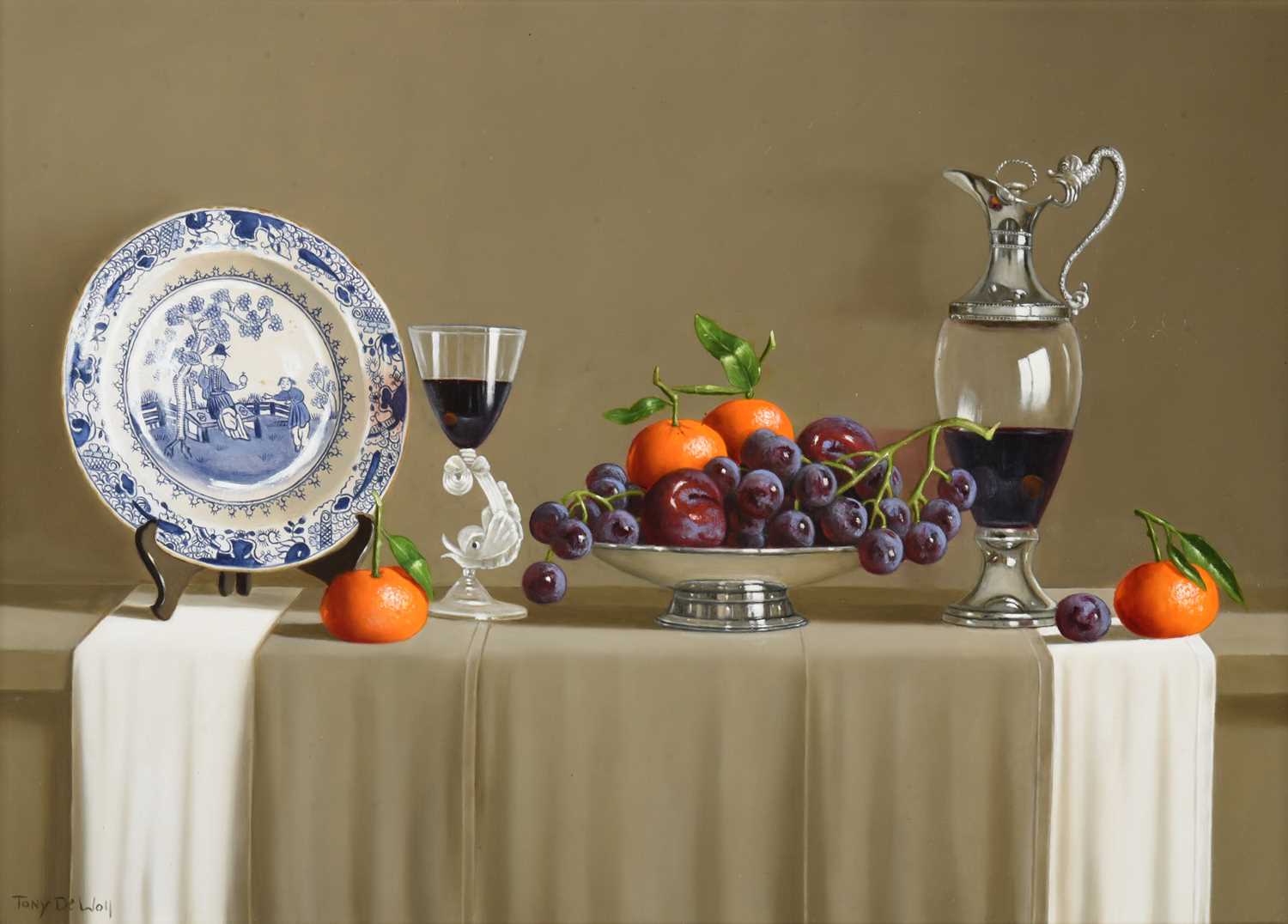 Lot 1137 - Tony de Wolf (b.1961) Belgian "Chinese Dish,...