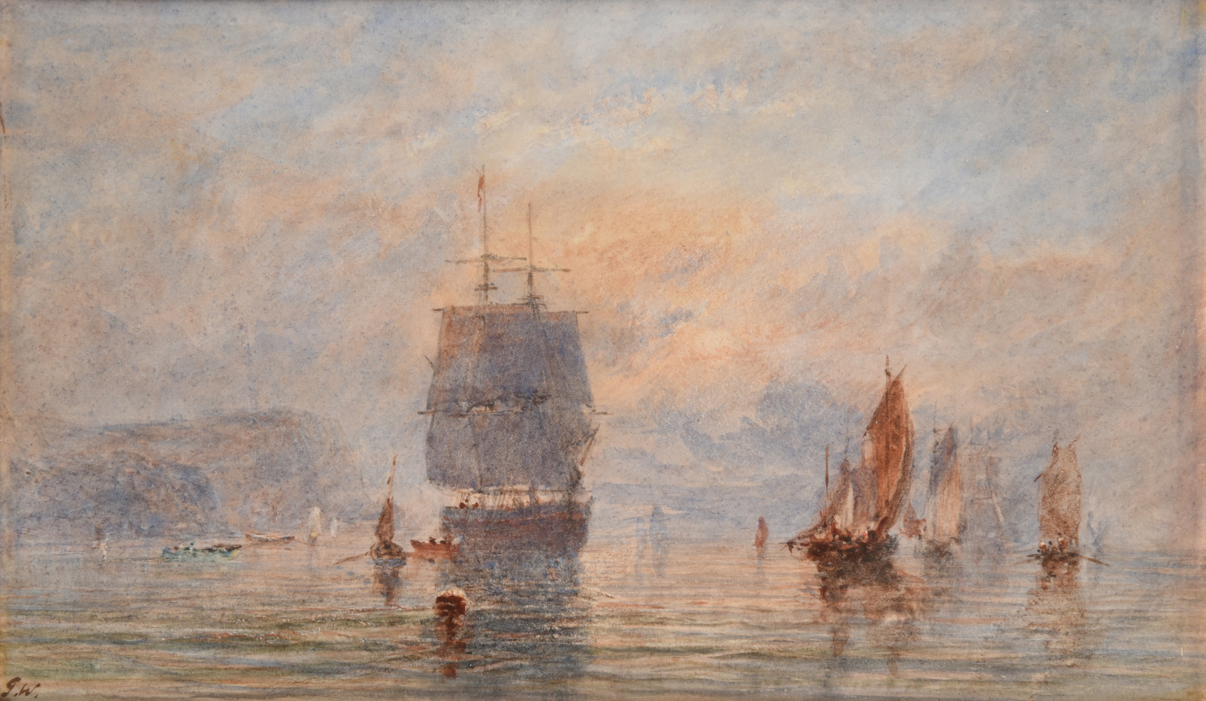 Lot 1022 - George Weatherill (1810-1890) Unloading the