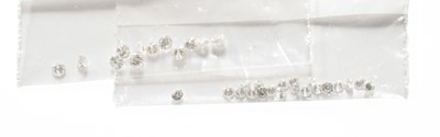 Lot 306 - Thirty-Two Loose Round Brilliant Cut Diamonds,...