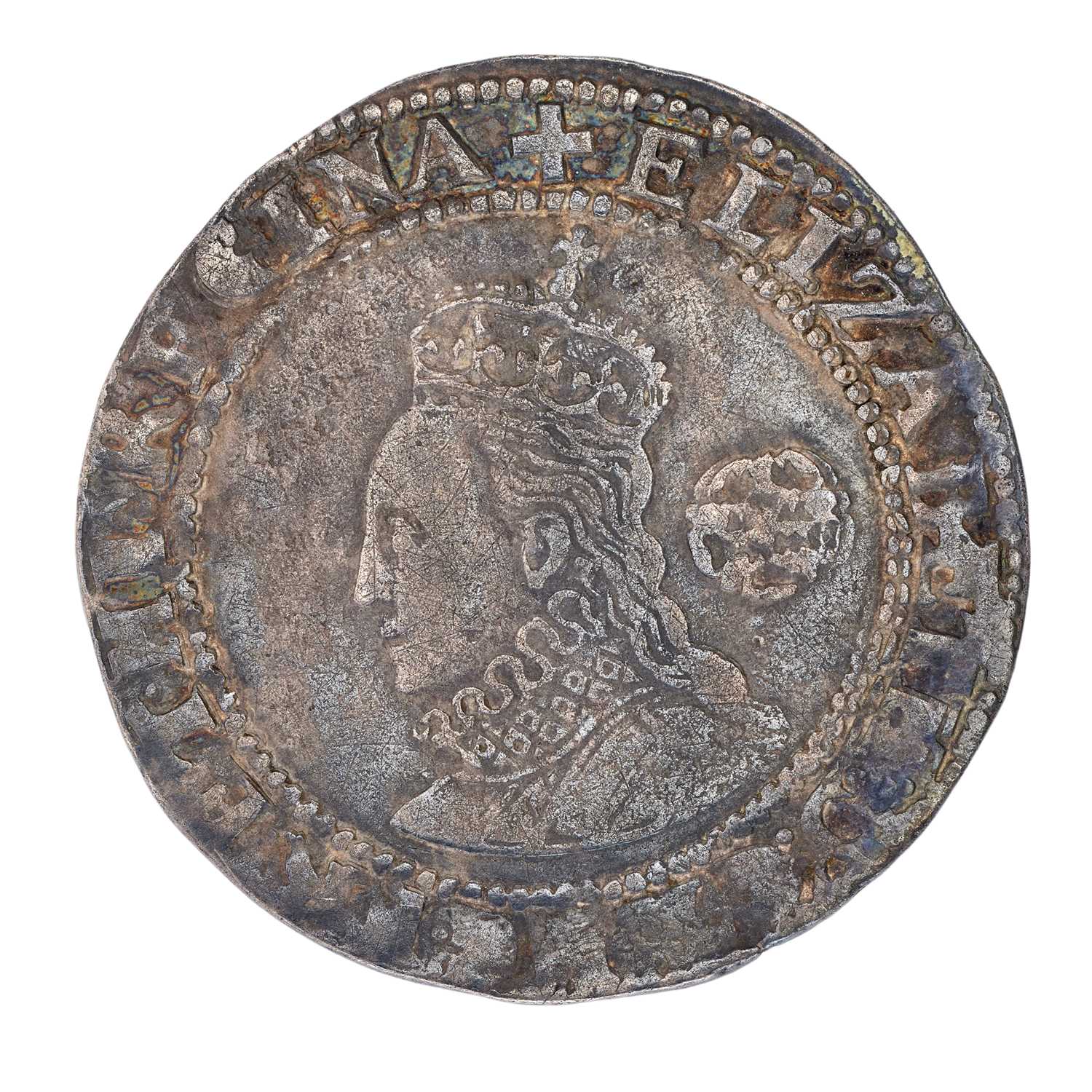 Lot 21 - Elizabeth I, Sixpence 1579, fifth issue...