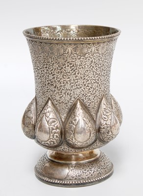 Lot 1023 - A Kutch Indian Silver Beaker, Apparently...