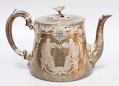 Lot 1091 - A Victorian Silver Teapot, by Edward, Edward,...