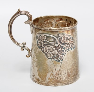 Lot 1040 - A Victorian Silver Mug, by William Hutton and...