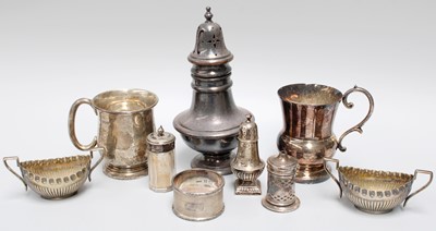 Lot 1001 - A Collection of Assorted Silver and Silver...