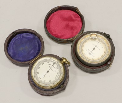 Lot 3219 - Pocket Barometers