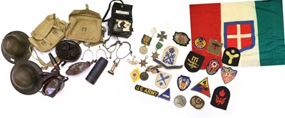 Lot 78 - A Quantity of Militaria, including a pre-1945...