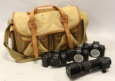 Lot 3329 - Nikon Three Camera Bodies