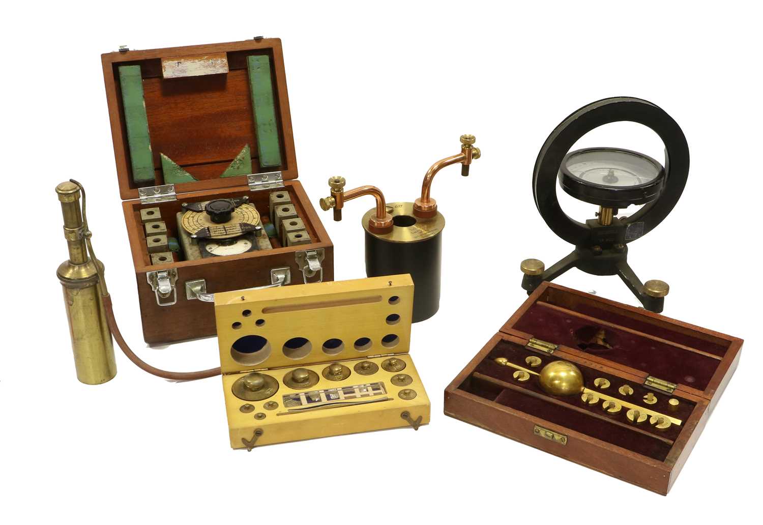 Scientific Instruments Frame Lot 3226 - Various Scientific Instruments
