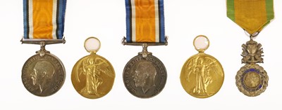 Lot 25 - Two First World War Pairs, each comprising...