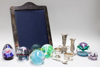 Lot 37 - Six Various Glass Paperweights, including...