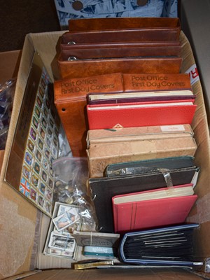 Lot 65 - Carton of Stamp Collections etc, mainly FDCs...