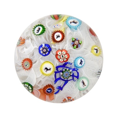 Lot 29 - A Baccarat Spaced Millefiori Paperweight,...