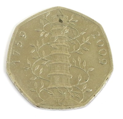 Lot 310 - Elizabeth II, 'Kew Gardens' 50p 2009, struck...