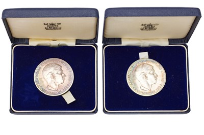 Lot 422 - 2x Prince of Wales Investiture Medals, (each...