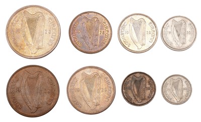 Lot 59 - Irish Free State Coinage 1928, 8 coins...