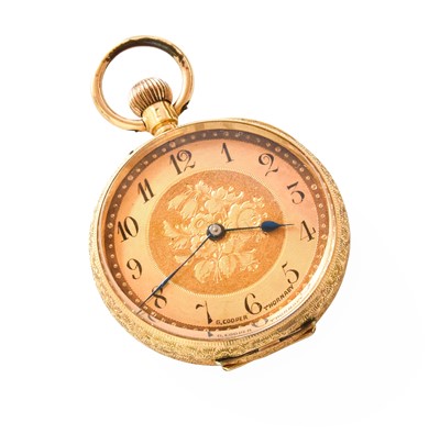 Lot 226 - A Lady's Fob Watch, case stamped '18K'