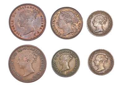 Lot 89 - Selection of Victorian Fractional Coins,...