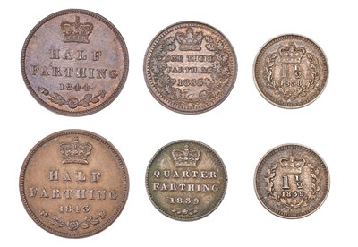 Lot 89 - Selection of Victorian Fractional Coins,...