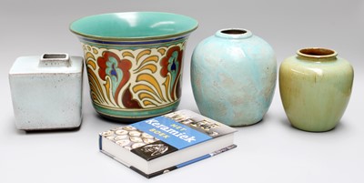 Lot 39 - A Dutch Studio Pottery Jar, Pieter Groeneveldt,...
