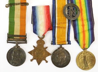 Lot 17 - A King's South Africa Medal, with two clasps...