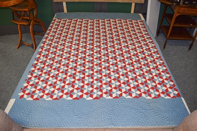 Lot 1294 - A Patchwork Quilt