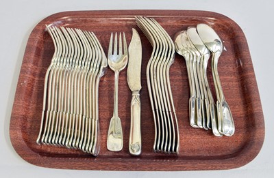 Lot 90 - An American Silver Table-Service, by Tiffany,...