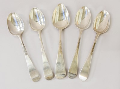 Lot 132 - A Set of Four George III Silver Table-Spoons,...