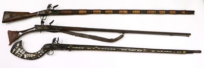 Lot 211 - An Early 19th Century Afghan Flintlock Jezail,...