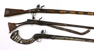 Lot 211 - An Early 19th Century Afghan Flintlock Jezail,...