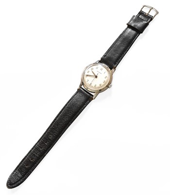 Lot 232 - A Stainless Steel Garrard Wristwatch