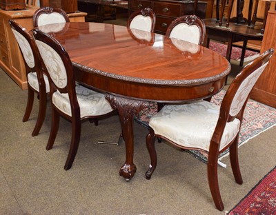 Lot 1462 - A Victorian Mahogany Oval Extending Dining...