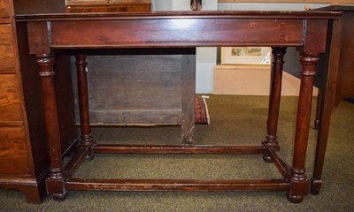 Lot 1433 - A 19th Mahogany Buffet Table, 122cm by 55cm by...