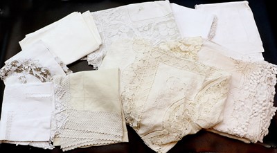 Lot 2178 - Assorted Mainly 20th Century White Cotton...