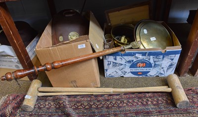 Lot 175 - A Quantity of Assorted Metalware, Costume and...