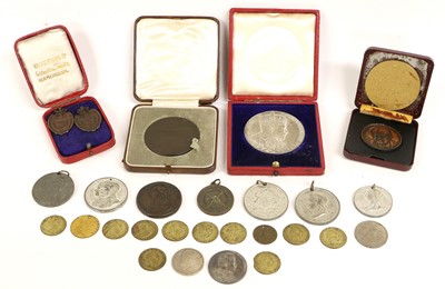 Lot 421 - Mixed Lot of Medals and Medallions, comprising;...