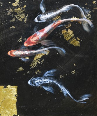 Lot 1069 - Katie O'Sullivan (b.1959) Irish Carp Study Oil...