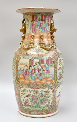 Lot 183 - A Cantonese Porcelain Vase, 19th century,...