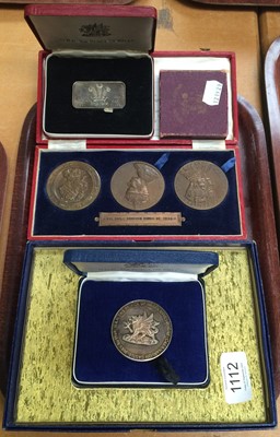 Lot 1112 - A Silver Medallion for the Prince Of Wales...