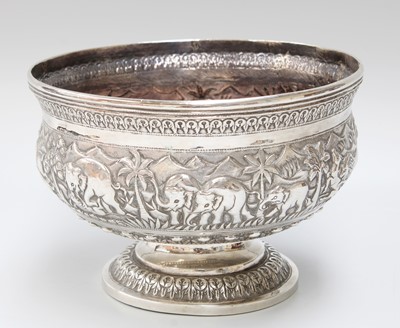 Lot 1019 - An Indian Silver Bowl, Apparently Unmarked,...