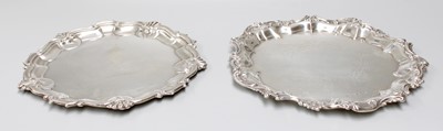 Lot 1011 - An Edward VII Silver Waiter and a George V...