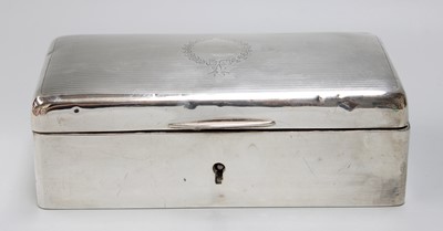 Lot 1017 - A George V Silver Jewellery-Box, by Charles S....