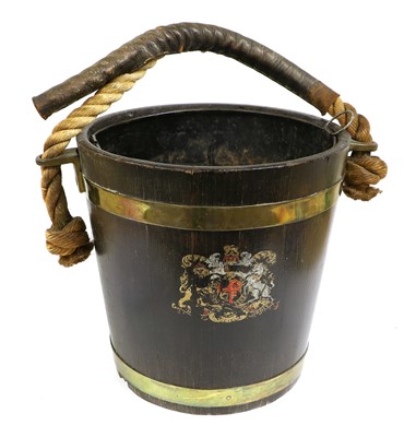 Lot 288 - A Coopered Bucket, of slightly flared...