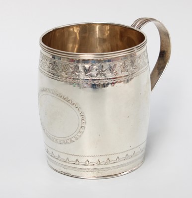 Lot 12 - A George III Silver Mug, Maker's Mark Worn,...