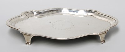 Lot 1094 - A George III Silver Teapot Stand, Maker's Mark...